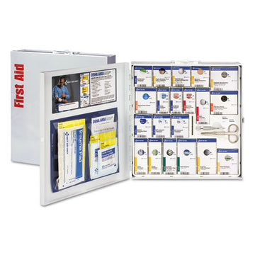 First Aid Only™ Ansi 2015 Smartcompliance General Business First Aid Station For 50 People, No Medication, 202 Pieces, Metal Case freeshipping - TVN Wholesale